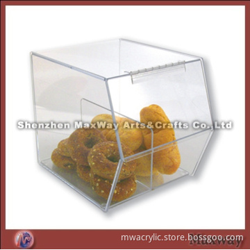 Transparernt Small Acrylic/Lucite Bakery/Donut Case/Box